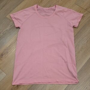 lululemon athletica Soft Pink Short Sleeve Top